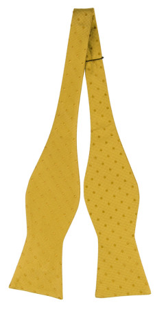 BRUDGUM GOLD self-tie bow tie