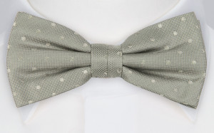 BRUDGUM LIGHT GREY bow tie