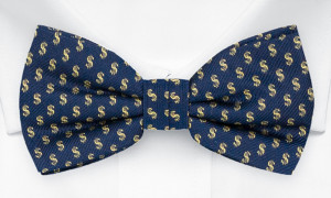 CASHKING BLUE bow tie
