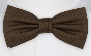 DRUMMEL BROWN bow tie