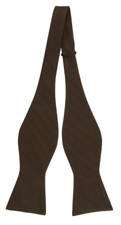 DRUMMEL BROWN self-tie bow tie