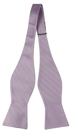 DRUMMEL Dusty purple self-tie bow tie
