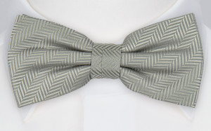 DRUMMEL LIGHT GREY bow tie