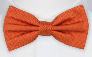 DRUMMEL ORANGE bow tie