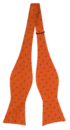 FESTLIG ORANGE self-tie bow tie
