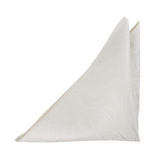 FLOTT WHITE pocket square