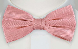 JAGGED PINK bow tie