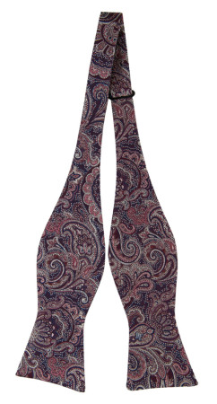 JAJAMAN BURGUNDY self-tie bow tie