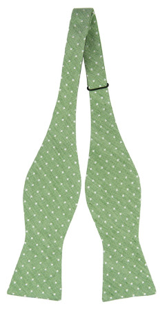 RESPEKT GREEN self-tie bow tie