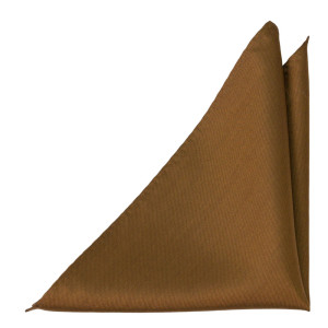 SOLID Bronze pocket square