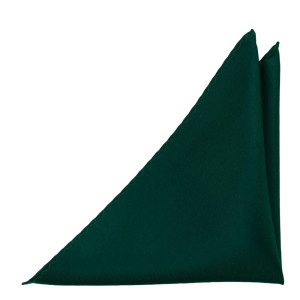 SOLID DARK GREEN pocket square