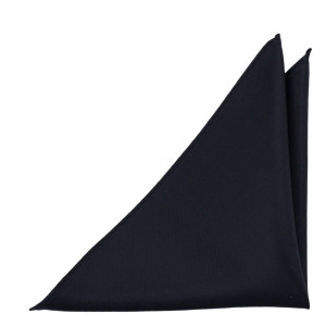 SOLID DARK NAVY pocket square