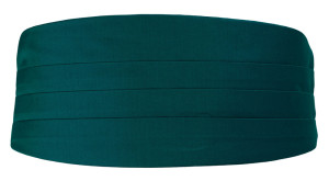 SOLID DARK PINE cummerbund