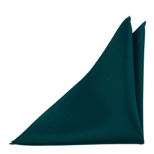 SOLID DARK PINE pocket square