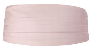 SOLID Dusty pink cummerbund