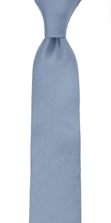 SOLID Light blue boy's tie medium