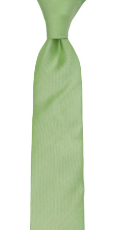 SOLID Light green boy's tie medium