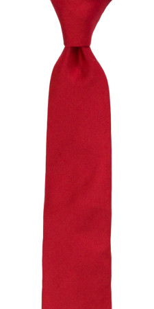 SOLID Light red boy's tie medium