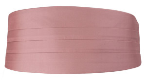 SOLID Mauve cummerbund
