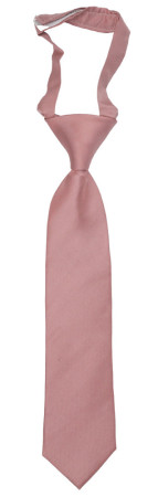 SOLID Mauve boys tie small pre-tied