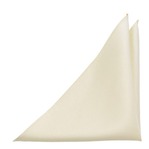 SOLID Off white pocket square