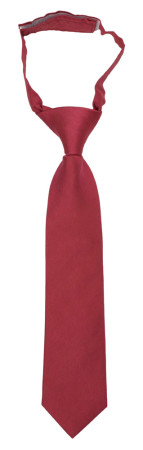 SOLID Raspberry boys tie small pre-tied