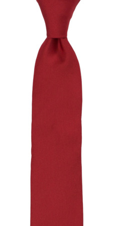 SOLID Red boy's tie medium