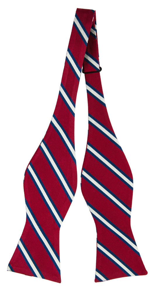 STRECKAD RED self-tie bow tie