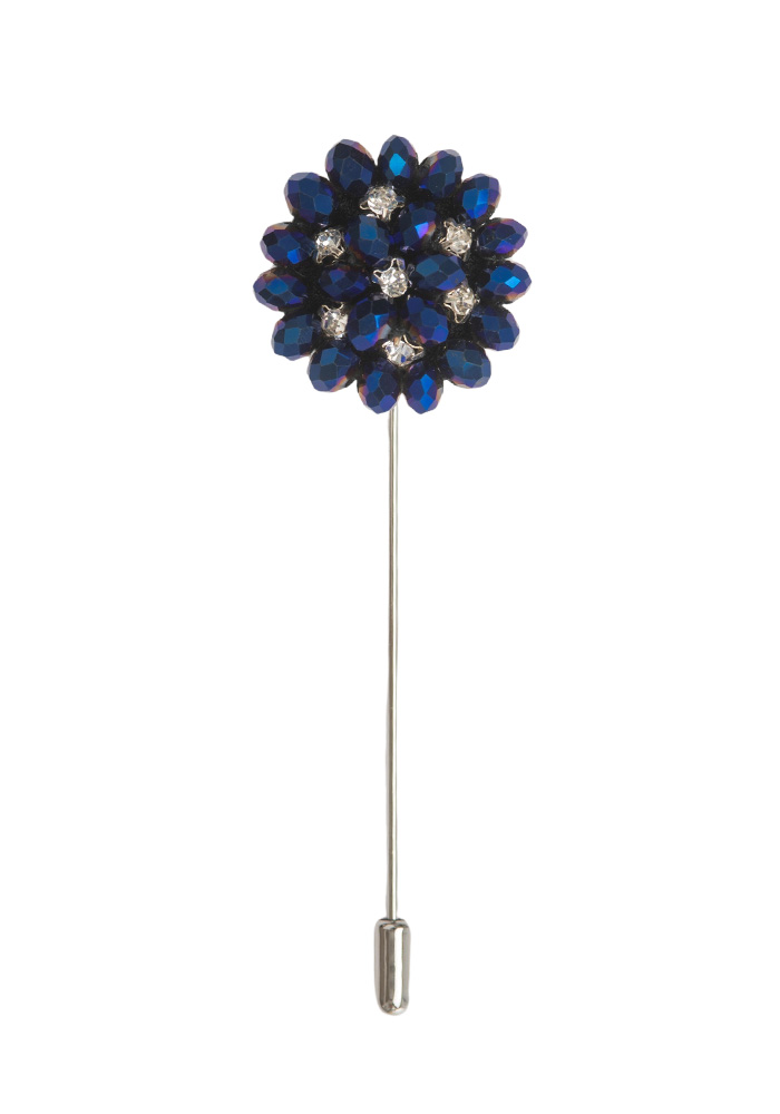 JEWELLERY COBALT lapel pin