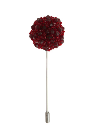 JEWELLERY MIX RED lapel pin