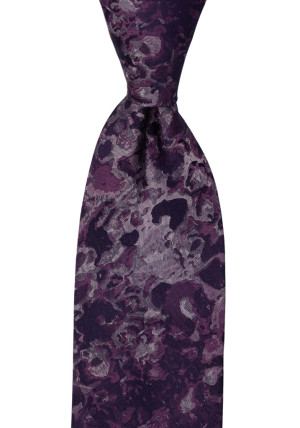 LOVEBOMBER AUBERGINE tie