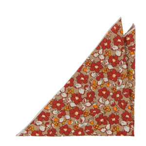 MARRYGOROUND BEIGE pocket square