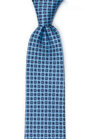 MEDAGLIONI LIGHT BLUE classic tie