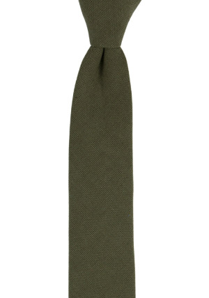 MOREAMORE Seaweed green boy's tie medium