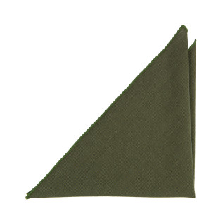 MOREAMORE SEAWEED GREEN pocket square