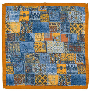 MOSAICO BLUE pocket square