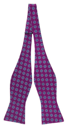 ONMYMIND DARK PINK self-tie bow tie