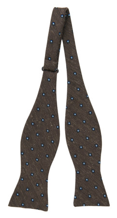 ONMYWAY BROWN self-tie bow tie