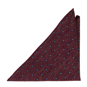 ONMYWAY DARK RED pocket square