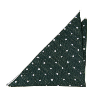 ONPOINT DARK GREEN pocket square