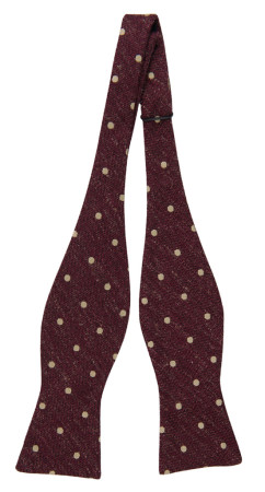 ONPOINT DARK RED self-tie bow tie
