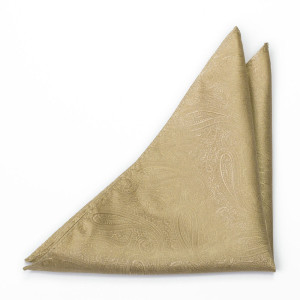 ORNATE GOLD pocket square