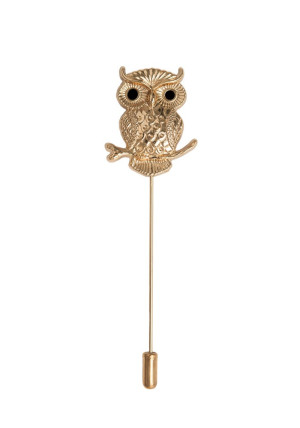 OWL GOLD lapel pin