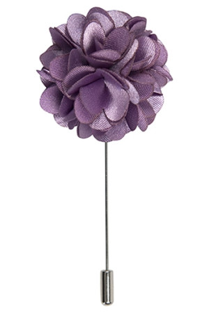 Petals Purple lapel pin