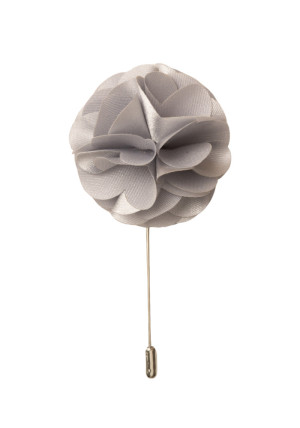 PETALS XL SILVER lapel pin