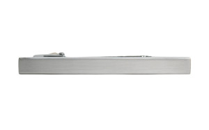 Plain Long SILVER tie bar