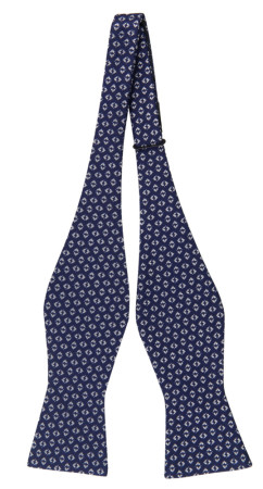 PLENTIFULL NAVY BLUE self-tie bow tie