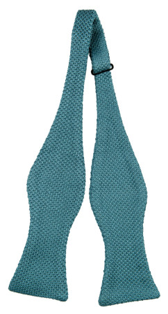 PRIGGISH BLUE JADE self-tie bow tie