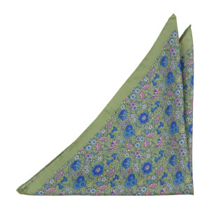 PRIMAVERATO GREEN pocket square