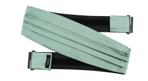 SATIN GREYED JADE cummerbund